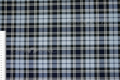 Ткань костюмная клетка Т7274 2004, 220 гр/м2, шир.150см, цвет т.синий/гол/бел - купить в Абакане. Цена 
