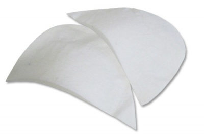 Плечевые накладки И-8 НЦ, составные, цвет белый - купить в Абакане. Цена: 47.27 руб.