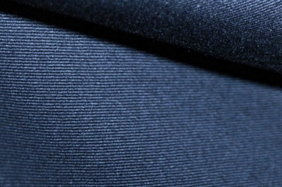 Ткань костюмная 8874/3, цвет темно-синий, 100% полиэфир - купить в Абакане. Цена 433.60 руб.