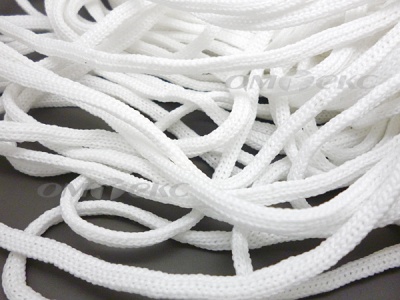 Шнур В-036 4 мм мелкое плетение 100 м белый - купить в Абакане. Цена: 2.02 руб.