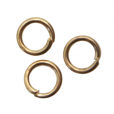 Кольцо  соединительное для бижутерии 4 мм, цв.-золото - купить в Абакане. Цена: 0.41 руб.
