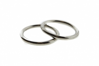 Кольцо металлическое d-32 мм, цв.-никель - купить в Абакане. Цена: 3.54 руб.