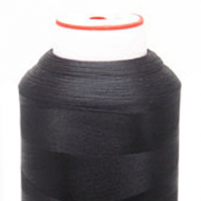 Нитки текстурированные некручёные, намот. 5 000 м, цвет чёрный - купить в Абакане. Цена: 70.43 руб.