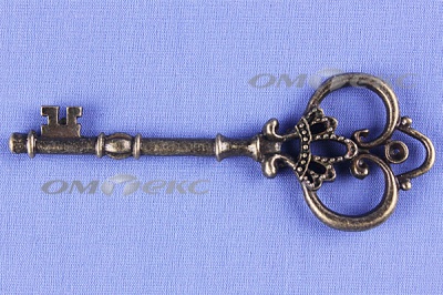 Декоративный элемент для творчества из металла "Ключ"8,5 см  - купить в Абакане. Цена: 26.66 руб.
