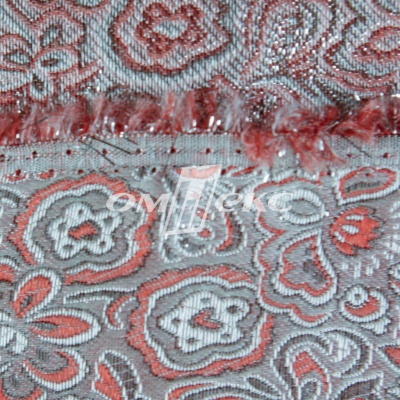 Ткань костюмная жаккард, 135 гр/м2, шир.150см, цвет красный№12 - купить в Абакане. Цена 441.92 руб.