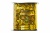 Пайетки "ОмТекс" на нитях, SILVER SHINING, 6 мм F / упак.91+/-1м, цв. 48 - золото - купить в Абакане. Цена: 356.19 руб.