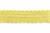 Тесьма кружевная 0621-1212А, шир. 45 мм/уп. 20+/-1 м, цвет 017-жёлтый - купить в Абакане. Цена: 1 033.32 руб.