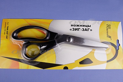 Ножницы ЗИГ-ЗАГ "MAXWELL" 230 мм - купить в Абакане. Цена: 1 041.25 руб.