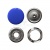 Кнопка рубашечная (закрытая) 9,5мм - эмаль, цв.168 - голубой - купить в Абакане. Цена: 4.77 руб.