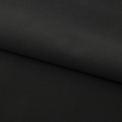 Костюмная ткань с вискозой "Меган", 210 гр/м2, шир.150см, цвет чёрный - купить в Абакане. Цена 378.55 руб.