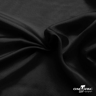 Ткань подкладочная Таффета 190Т, Middle, BLACK, 53 г/м2, шир.150 см   - купить в Абакане. Цена 35.50 руб.