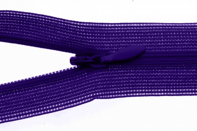 Молния потайная Т3 866, 20 см, капрон, цвет фиолетовый - купить в Абакане. Цена: 5.27 руб.