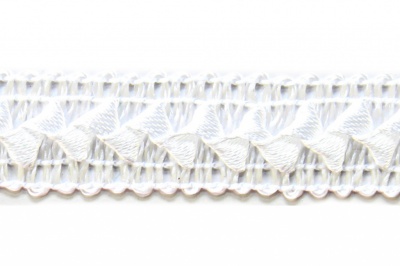 Тесьма декоративная "Самоса" 062, шир. 20 мм/уп. 33+/-1 м, цвет белый - купить в Абакане. Цена: 304.43 руб.