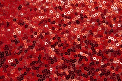 Сетка с пайетками №18, 188 гр/м2, шир.130см, цвет красный - купить в Абакане. Цена 371 руб.