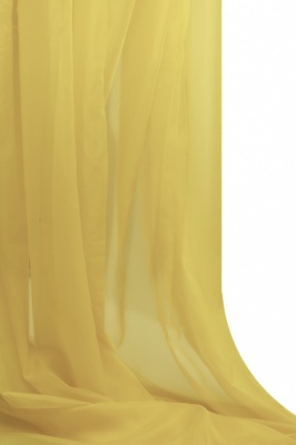 Портьерный капрон 12-0826, 47 гр/м2, шир.300см, цвет св.жёлтый - купить в Абакане. Цена 137.27 руб.