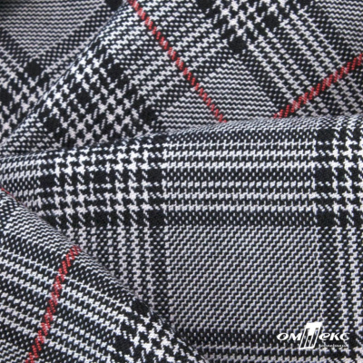 Ткань костюмная "Клер" 80% P, 16% R, 4% S, 200 г/м2, шир.150 см,#10 цв-серый/красный - купить в Абакане. Цена 412.02 руб.