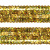 Тесьма с пайетками D16, шир. 20 мм/уп. 25+/-1 м, цвет золото - купить в Абакане. Цена: 778.19 руб.