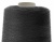 Швейные нитки (армированные) 28S/2, нам. 2 500 м, цвет чёрный - купить в Абакане. Цена: 139.91 руб.