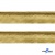 Кант атласный 136, шир. 12 мм (в упак. 65,8 м), цвет золото - купить в Абакане. Цена: 433.08 руб.
