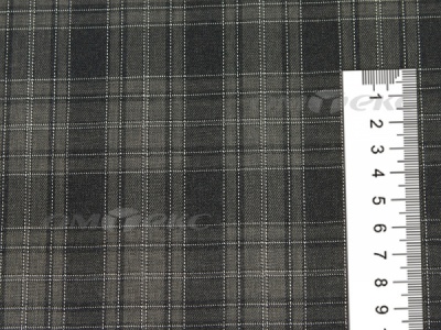 Ткань костюмная клетка 25235 2004, 185 гр/м2, шир.150см, цвет серый/бел - купить в Абакане. Цена 