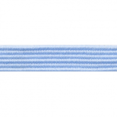 Резиновые нити с текстильным покрытием, шир. 6 мм ( упак.30 м/уп), цв.- 108-голубой - купить в Абакане. Цена: 155.22 руб.